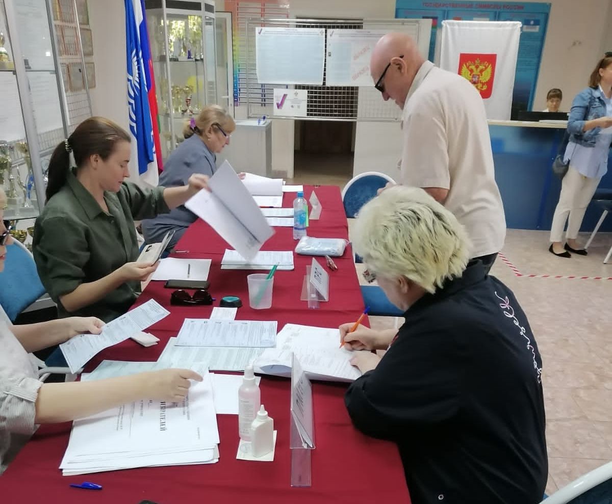 Первый день голосования на выборах депутатов Законодательного Собрания Краснодарского края седьмого созыва.