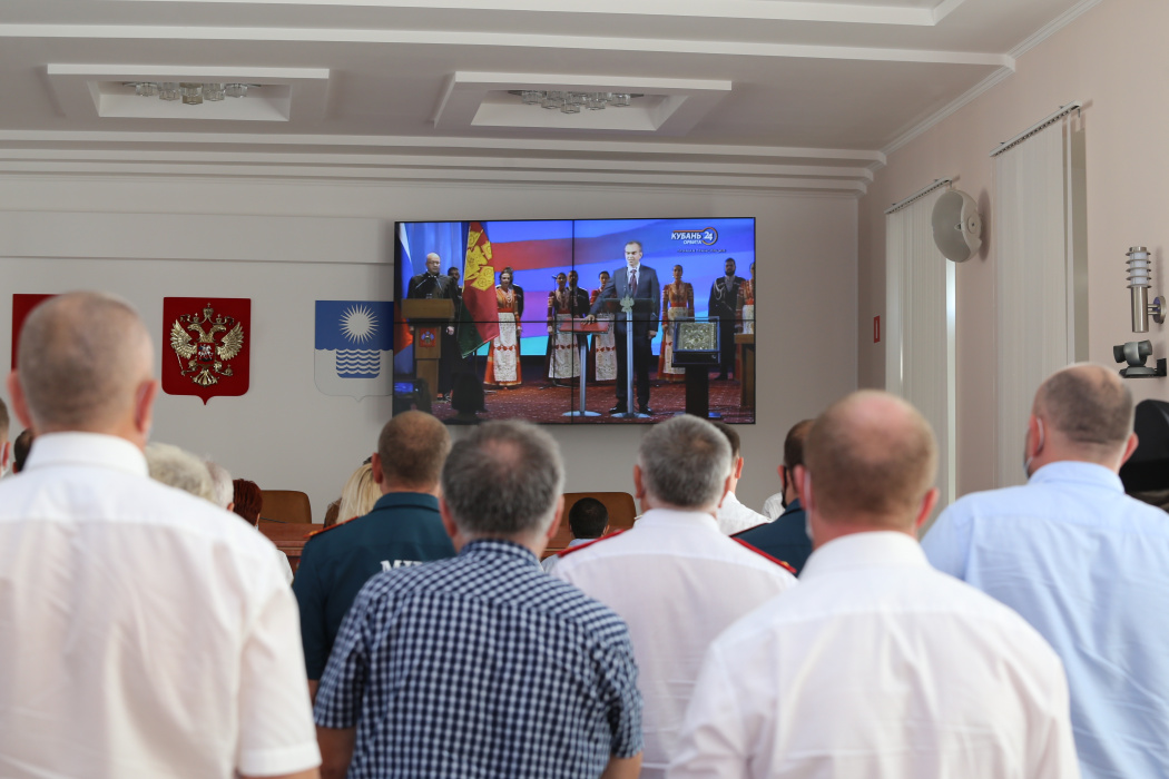 Прямую трансляцию инаугурации губернатора смотрели жители всей Кубани