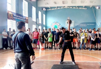 Муниципальный этап XV краевого фестиваля  по гиревому спорту среди допризывной молодежи 