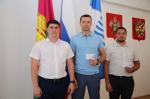 Вручение удостоверений избранным депутатам Думы муниципального образования город-курорт Геленджик