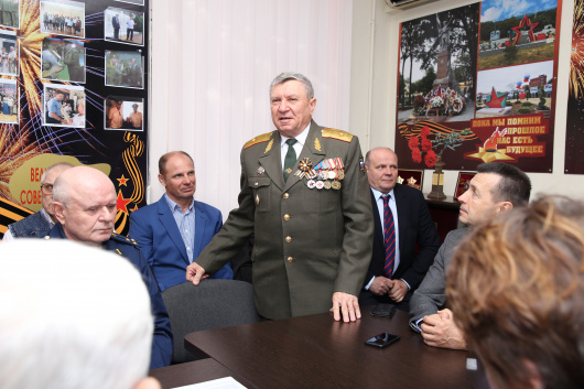 В обществе ветеранов Геленджика представили нового руководителя