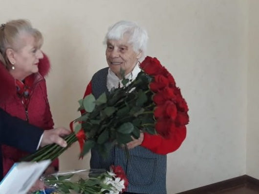 Ветеран Великой Отечественной войны геленджичанка Александра Ташлыкова отметила свой 100-летний юбилей